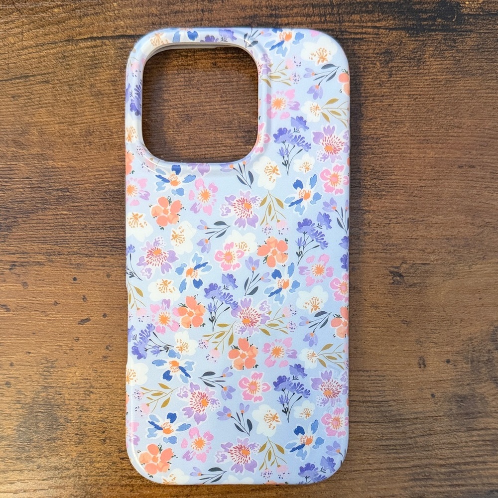 Floral Pattern Phone Case - Multicolor